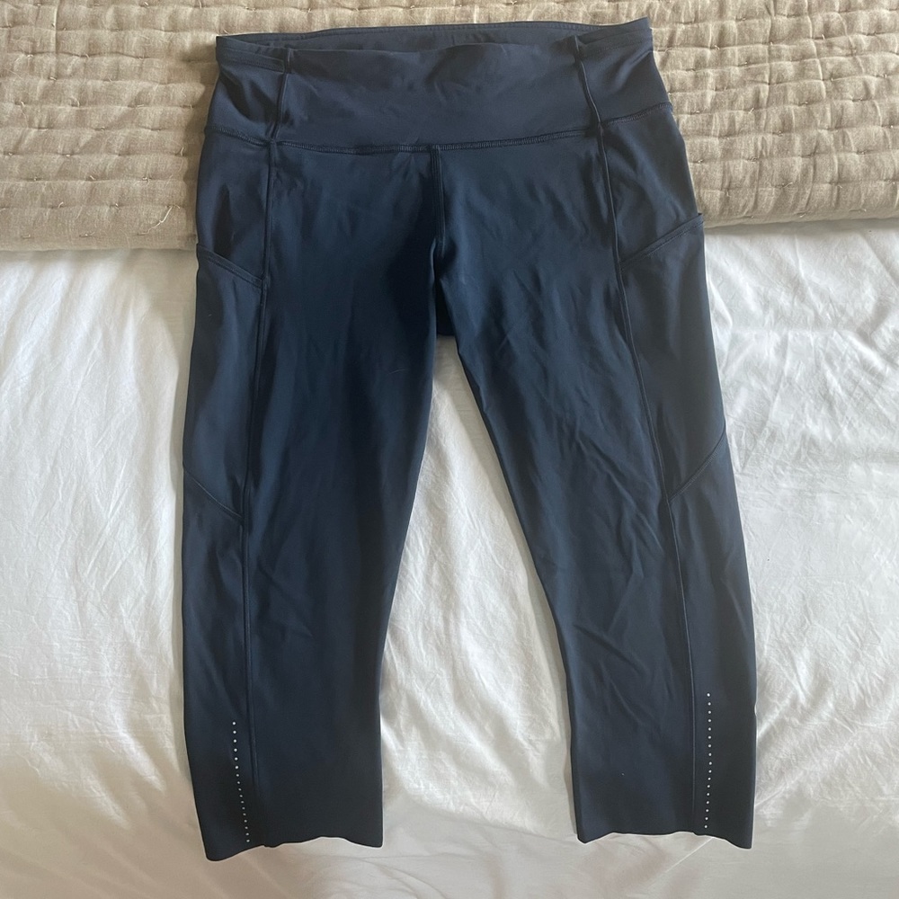 Lululemon fast and free high rise crop